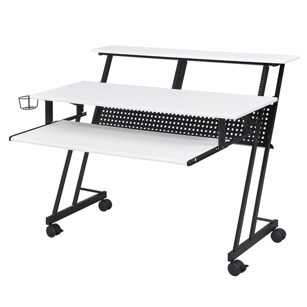 ACME Suitor White & Black Music Recording Studio Desk Model 92902