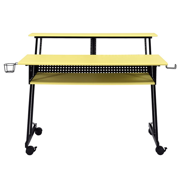 ACME Suitor Yellow & Black Music Recording Studio Desk Model 92904