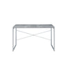 ACME Jurgen Faux Concrete & Silver Writing Desk Model 92905
