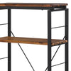ACME Jurgen Oak & Black Bookshelf Model 92912
