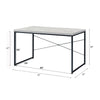 ACME Bob Antique White & Black Writing Desk Model 92915