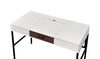 ACME Verster Natural & Black Writing Desk with USB Port Model 93090