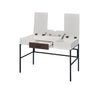 ACME Verster Natural & Black Writing Desk with USB Port Model 93090