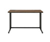 ACME Tyrese Walnut & Black Writing Desk with USB Port Model 93096