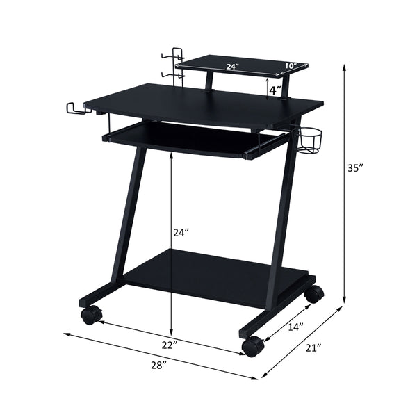 ACME Ordrees Black Gaming Desk Model 93127