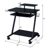 ACME Ordrees Black Gaming Desk Model 93127