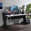 ACME Bigga Black & White Gaming Desk Model 93129