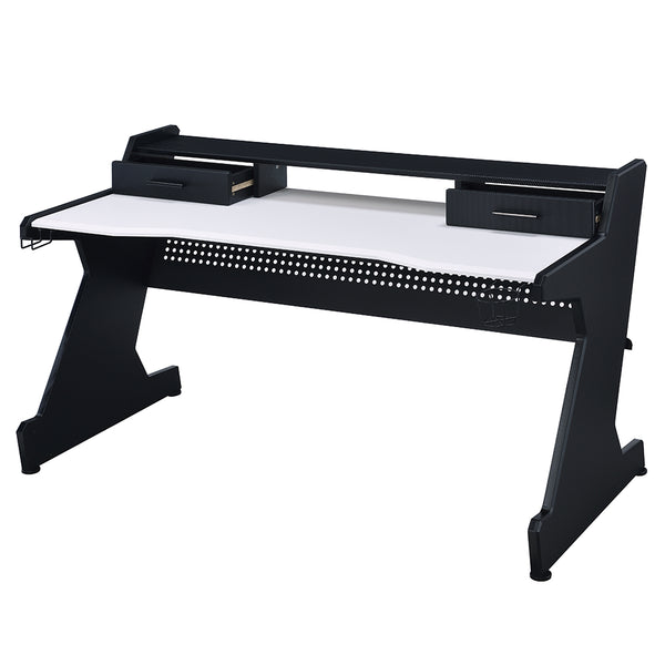 ACME Bigga Black & White Gaming Desk Model 93129