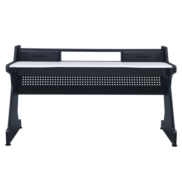 ACME Bigga Black & White Gaming Desk Model 93129