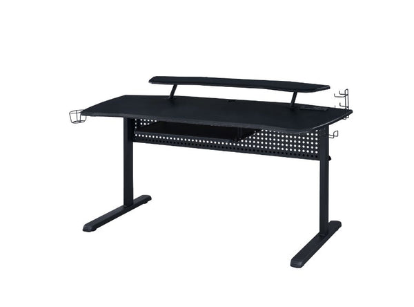 ACME Vildre Black Gaming Desk with USB Port Model 93132