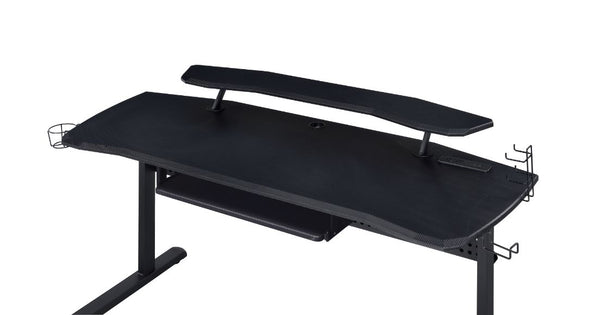 ACME Vildre Black Gaming Desk with USB Port Model 93132