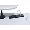 ACME Vildre Black & White Gaming Desk with USB Port Model 93134