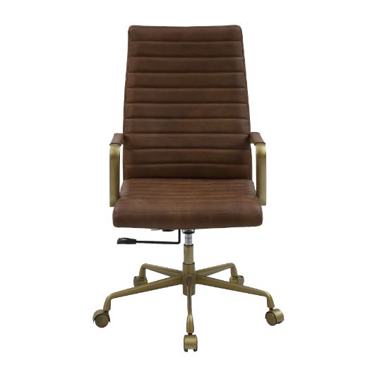 ACME Duralo Saturn Leather Swivel Office Chair Model 93167