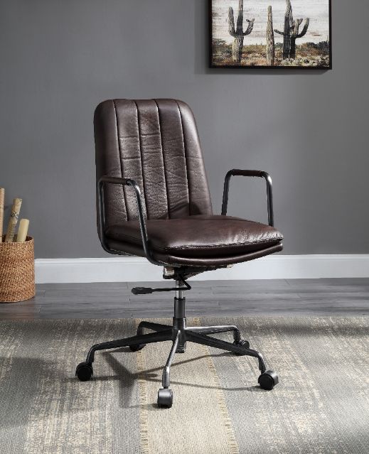 ACME Eclarn Mars Top Leather Swivel Office Chair Model 93173