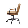 ACME Eclarn Rum Top Grain Leather Swivel Office Chair Model 93174