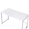 ACME Tennos White & Chrome Writing Desk(Same AC00903) Model 93190
