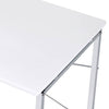 ACME Tennos White & Chrome Writing Desk(Same AC00903) Model 93190