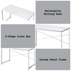 ACME Tennos White & Chrome Writing Desk(Same AC00903) Model 93190