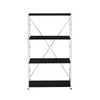 ACME Tennos Black & Chrome Bookshelf Model 93197