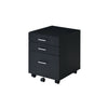 ACME Tennos Black & Chrome Cabinet Model 93199