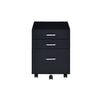 ACME Tennos Black & Chrome Cabinet Model 93199