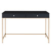 ACME Ottey Black High Gloss & Gold Writing Desk Model 93540