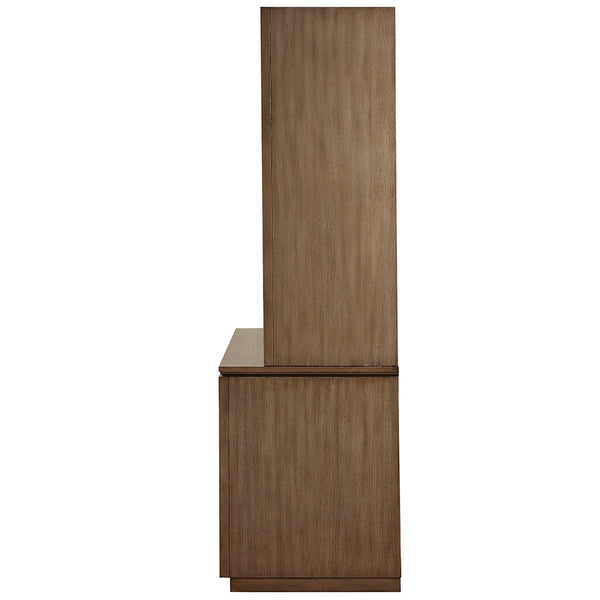 ACME Orianne Antique Gold Executive Computer Desk with Hutch Model 93790