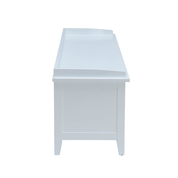 ACME Flavius White Bench with Storage Model 96759