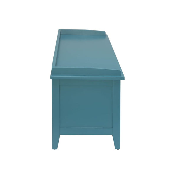 ACME Flavius Teal Bench with Storage Model 96761