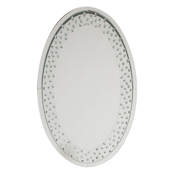 ACME Nysa Mirrored & Faux Crystals Accent Decor Model 97022