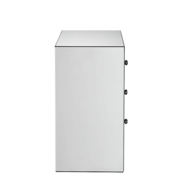 ACME Sonia Mirrored & Faux Agate Accent Table Model 97028