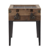 ACME Kolin Rustic Oak & Matte Gray Accent Table Model 97138