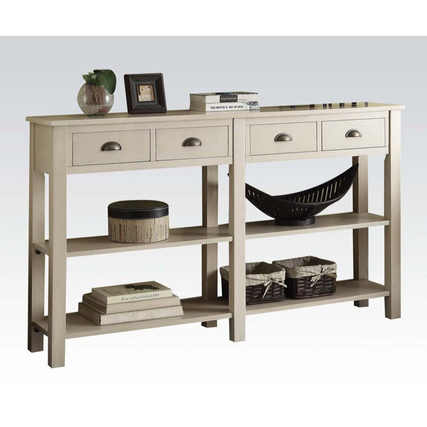 ACME Galileo Cream Console Table Model 97250