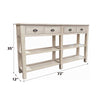 ACME Galileo Cream Console Table Model 97250