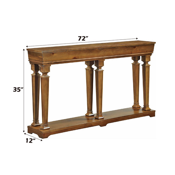 ACME Garrison Oak Console Table Model 97251
