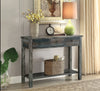 ACME Glancio Antique Gray & Teal Console Table Model 97257