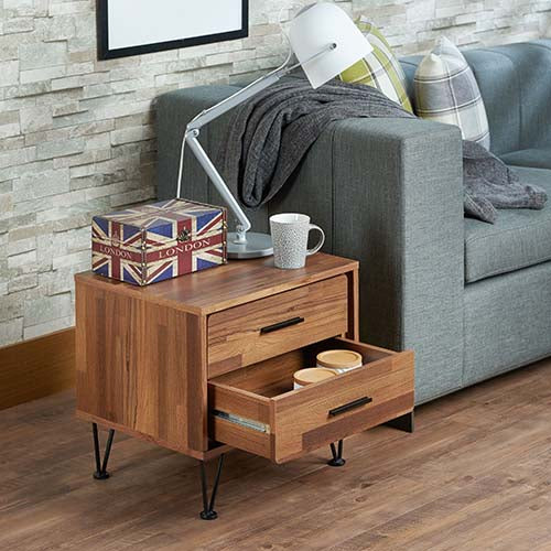 ACME Deoss Walnut Accent Table Model 97330