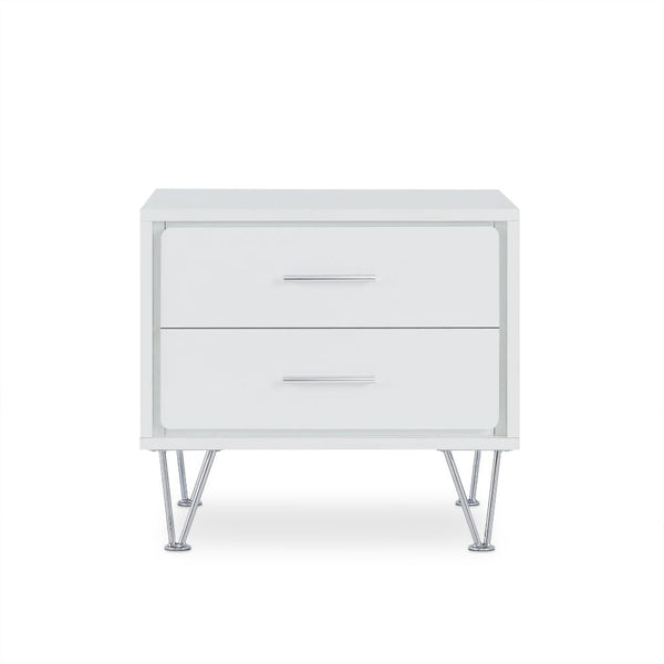 ACME Deoss White Accent Table Model 97332
