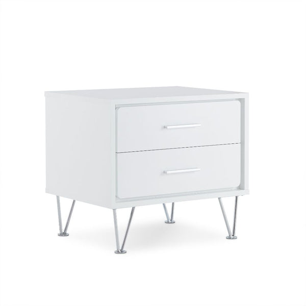 ACME Deoss White Accent Table Model 97332