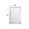 ACME Nysa Mirrored & Faux Crystals Accent Mirror Model 97386