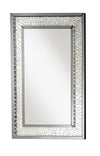 ACME Nysa Mirrored & Faux Crystals Accent Mirror Model 97387
