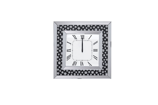 ACME Nysa Faux Crystals Wall Clock Model 97402