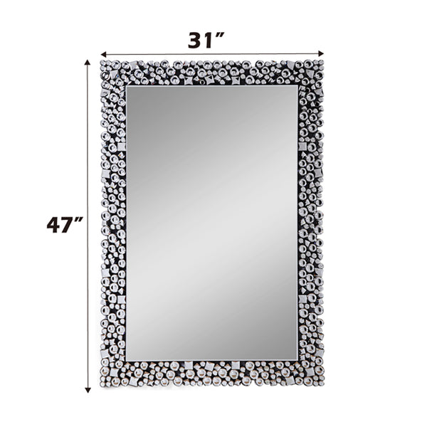 ACME Kachina Mirrored & Faux Gems Accent Mirror Model 97574