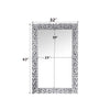 ACME Kachina Mirrored & Faux Gems Accent Mirror Model 97586