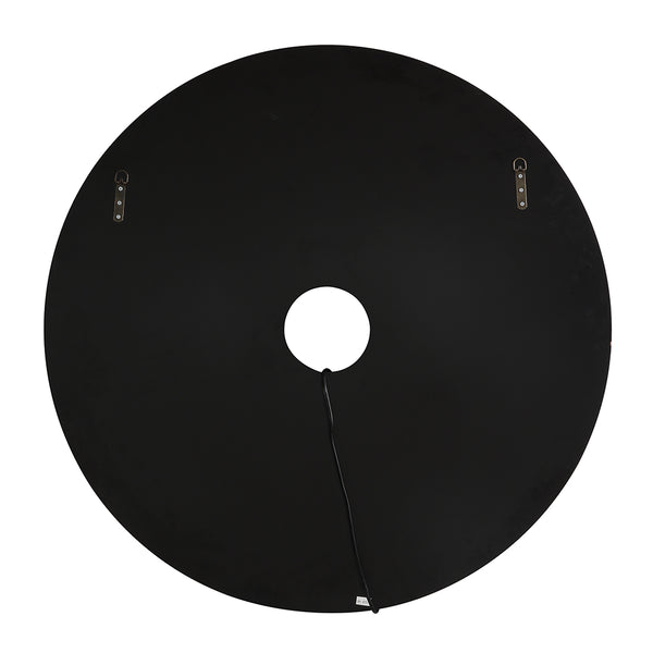 ACME Nysa Mirrored & Faux Crystals Accent Mirror with LED Model 97590