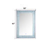 ACME Nysa Mirrored & Faux Crystals Accent Mirror with LED Model 97591