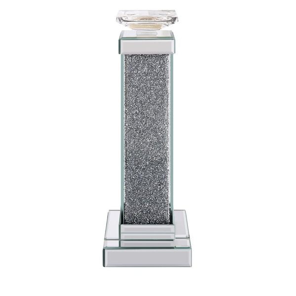 ACME Noralie Mirrored & Faux Diamonds Candle Holder (Set-2) Model 97616