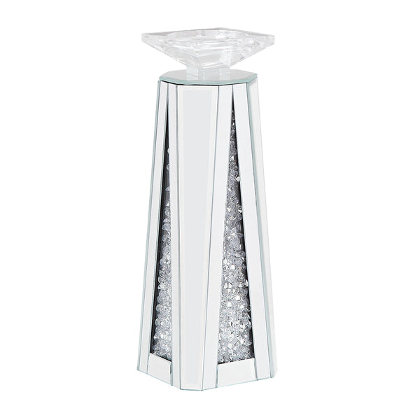 ACME Noralie Mirrored & Faux Diamonds Candle Holder (Set-2) Model 97623