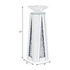 ACME Noralie Mirrored & Faux Diamonds Candle Holder (Set-2) Model 97623