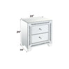 ACME Noralie Mirrored & Faux Diamonds Accent Table Model 97647
